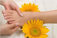 About Reflexology. sunflower